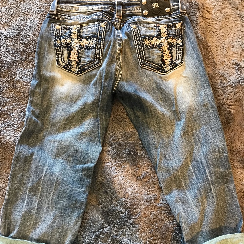 Miss me cuffed capri, size 28